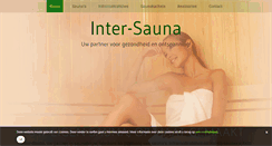 Desktop Screenshot of inter-sauna.be